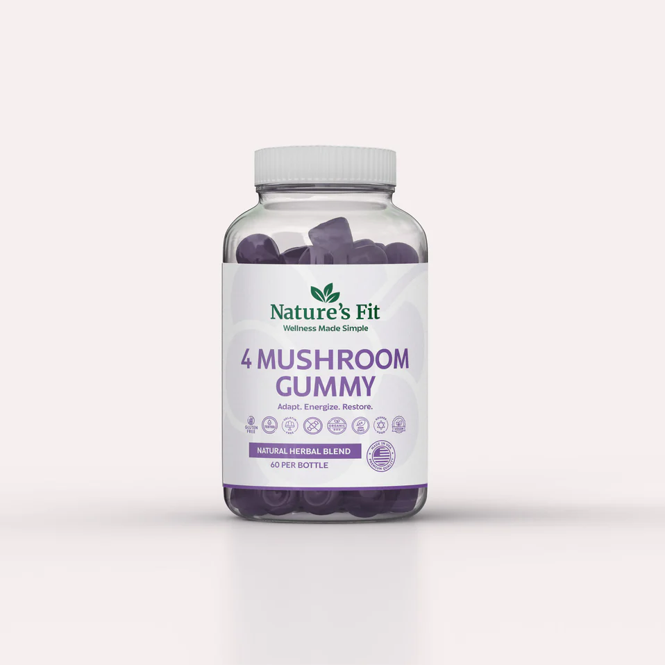 4 Mushroom Gummy — Focus & Immunity Blend