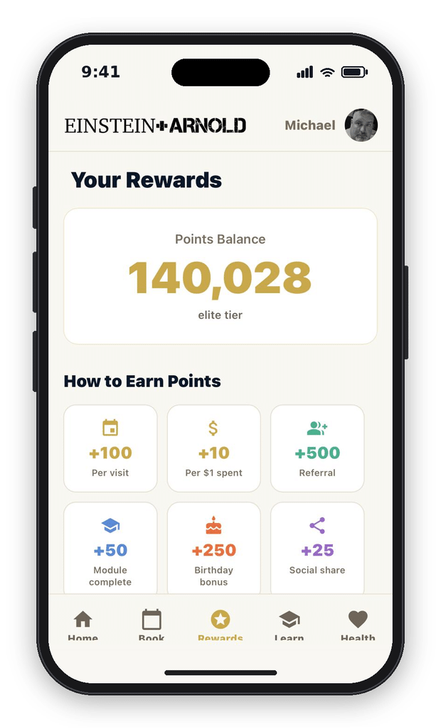 Rewards screen