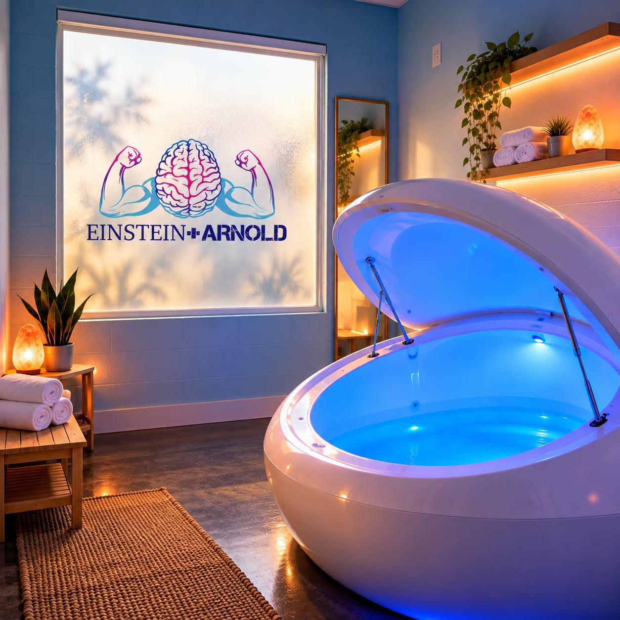 Mockup of the Einstein and Arnold float pod room at the Calhoun center